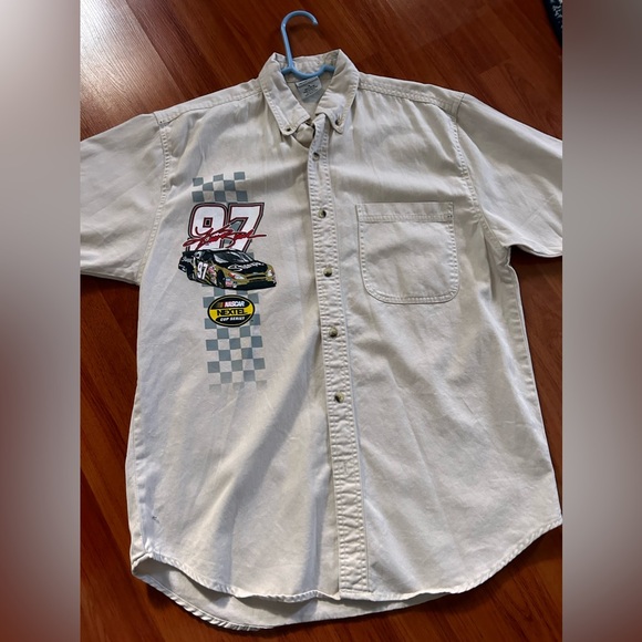 NASCAR Kurt Busch button down short sleeve - Picture 2 of 4